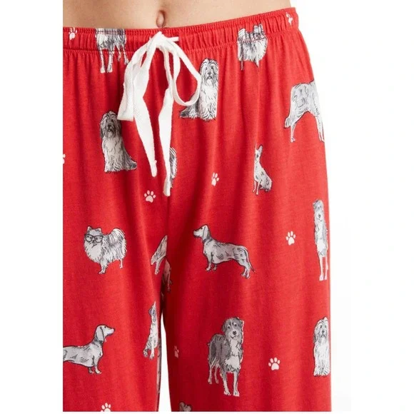 NWT Salvage Dog Lover Top Bottom Jersey Pajama Set (Size M)